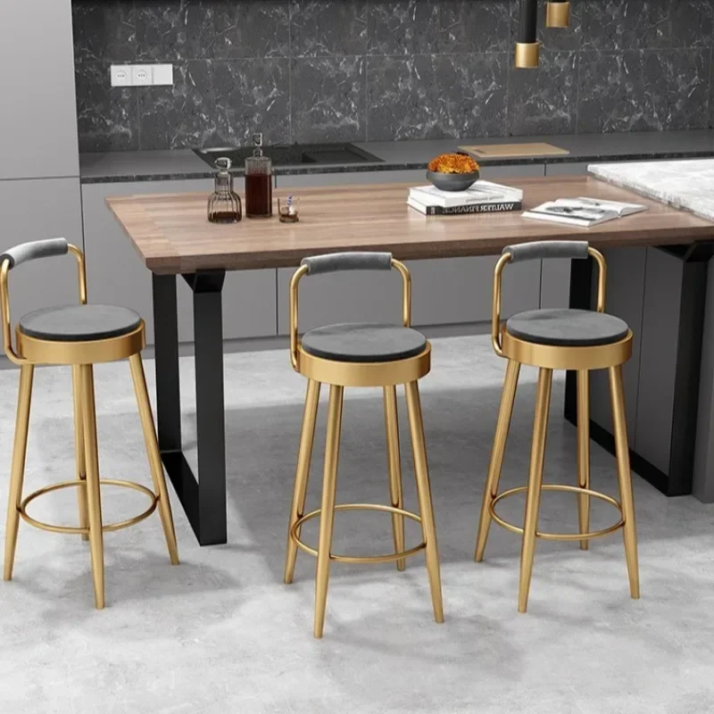 Mainstays 북유럽 럭셔리 블랙 스툴 주방, 편안한 모던 디자인, 세면대 의자, 거실 캐비닛, 알토 가구