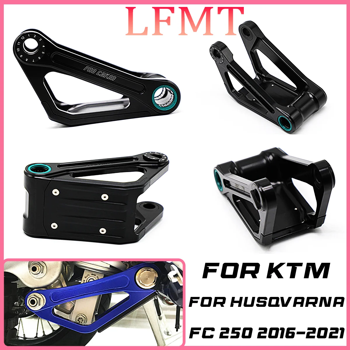

Motorcycle Rear Lowering Kit Lower Link Adjustable For KTM SX SXF XC XC-F 125 250 350 450 For HUSQVARNA FC TC FE TE FX 2012-2021
