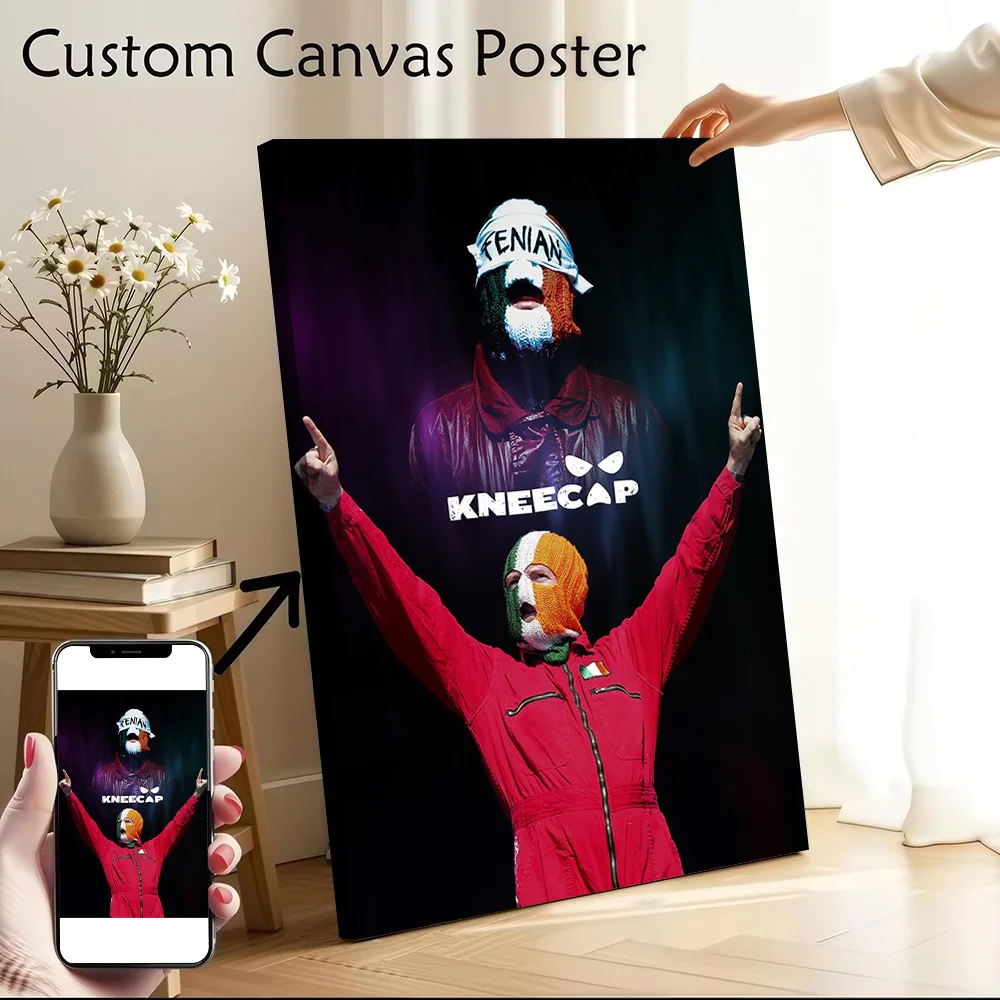 Kneecap Irish Performers Printed Canvas Poster Personalized High Quality Wall Art Paintings for Modern Home Decoration Ornaments