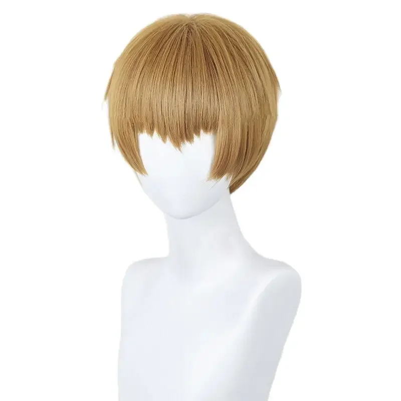 Anime Mob Psycho 100 Season 3 Reigen Arataka Cosplay Wig Short Heat Resistant Hair Party  Anime Cosplay Wigs   Wig Cap