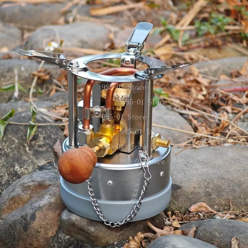 Portable Outdoor Alcohol Gasifier Stove, Fire Booster Stove for Camping, Hiking, Picnic and Tea Making