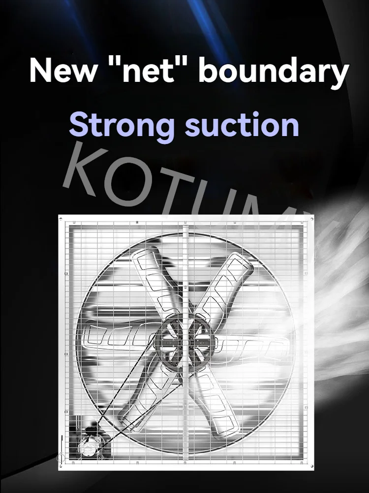 700*700 Industrial Ventilator Exhaust Fan Large Air Volume Air Extractor Factory Warehouse Ventilation Cooling Negative Pressure