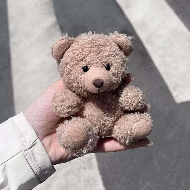 小さなクマのぬいぐるみペンダントキーホルダー、かわいい人形バッグハンギング、クリエイティブなパイロットをテーマにしたぬいぐるみおもちゃ、ギフトや趣味に