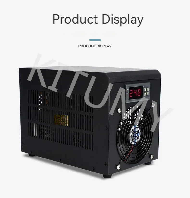 Aquarium Water Chiller 160L 270W Fish Tank Cooler Heater System 10-40℃ Constant Temperature Device Sustainable Refrigeration