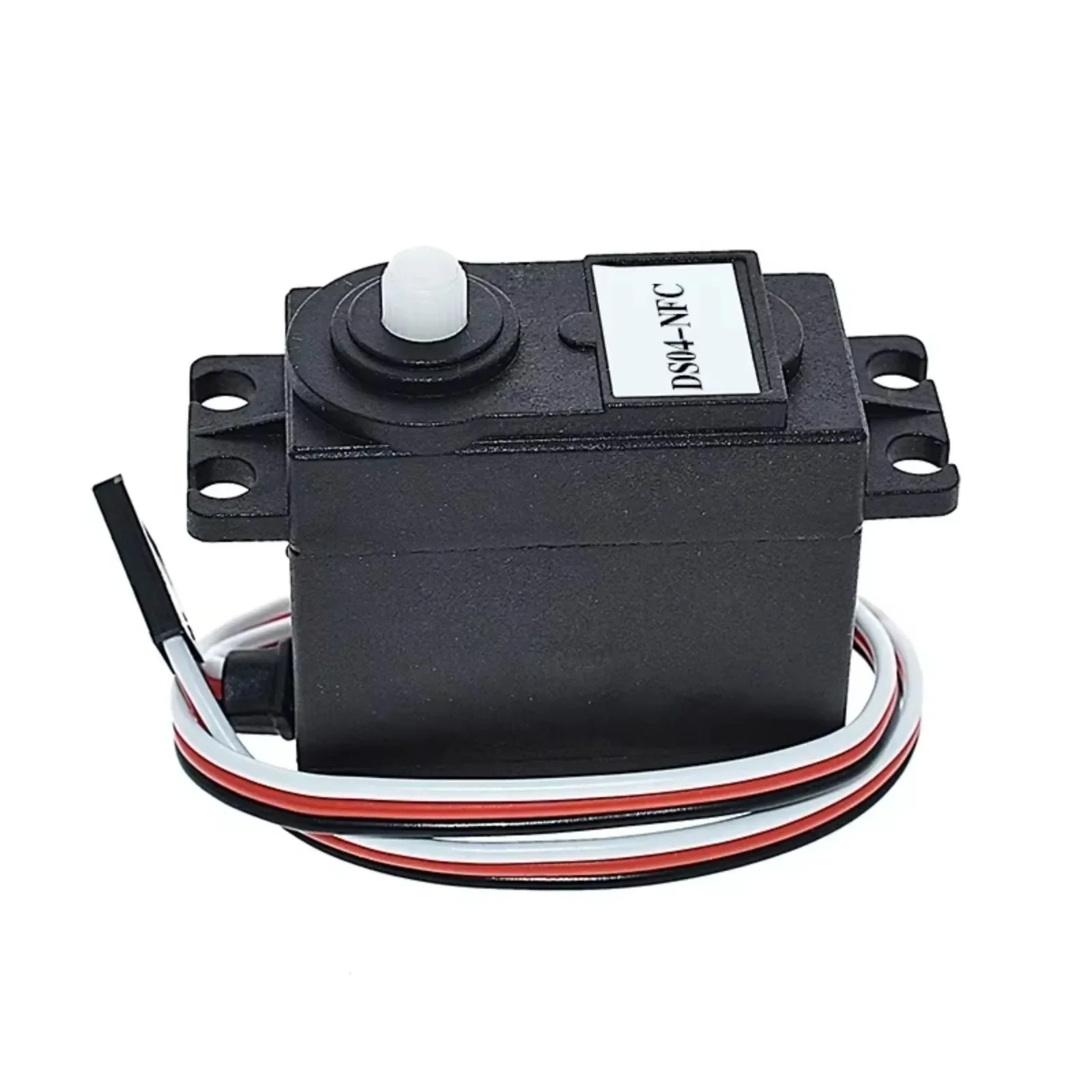 1/2/4/10/100 個 DS04-NFC DC ギアモーター 360 度連続回転 RC サーボ 5.5kg/cm トルク 4.8V-6V スマートカー/ロボット DIY 用