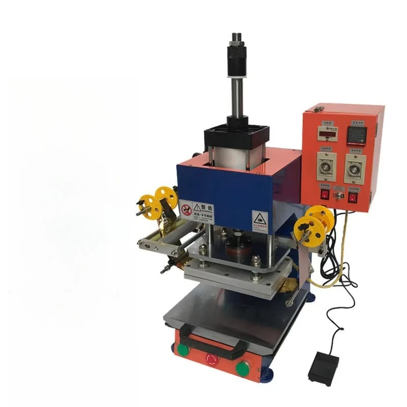

Pneumatic Hot Stamping Machine Leather Embossing and Labeling Roll Paper Certificate Book Hot Stamping Machine Heat Press