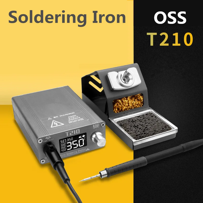 

OSS T210 Universal Welding Station with Constant Temperature for Mobile Phone Repair Digital Display Soldering Iron Tool