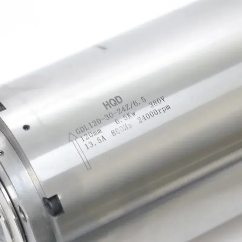 

HQD 6.5KW 24000rpm BT30 Water Cooled ATC Machine Tool Spindle Motor for Metal Milling GDL120-30-24Z/6.5