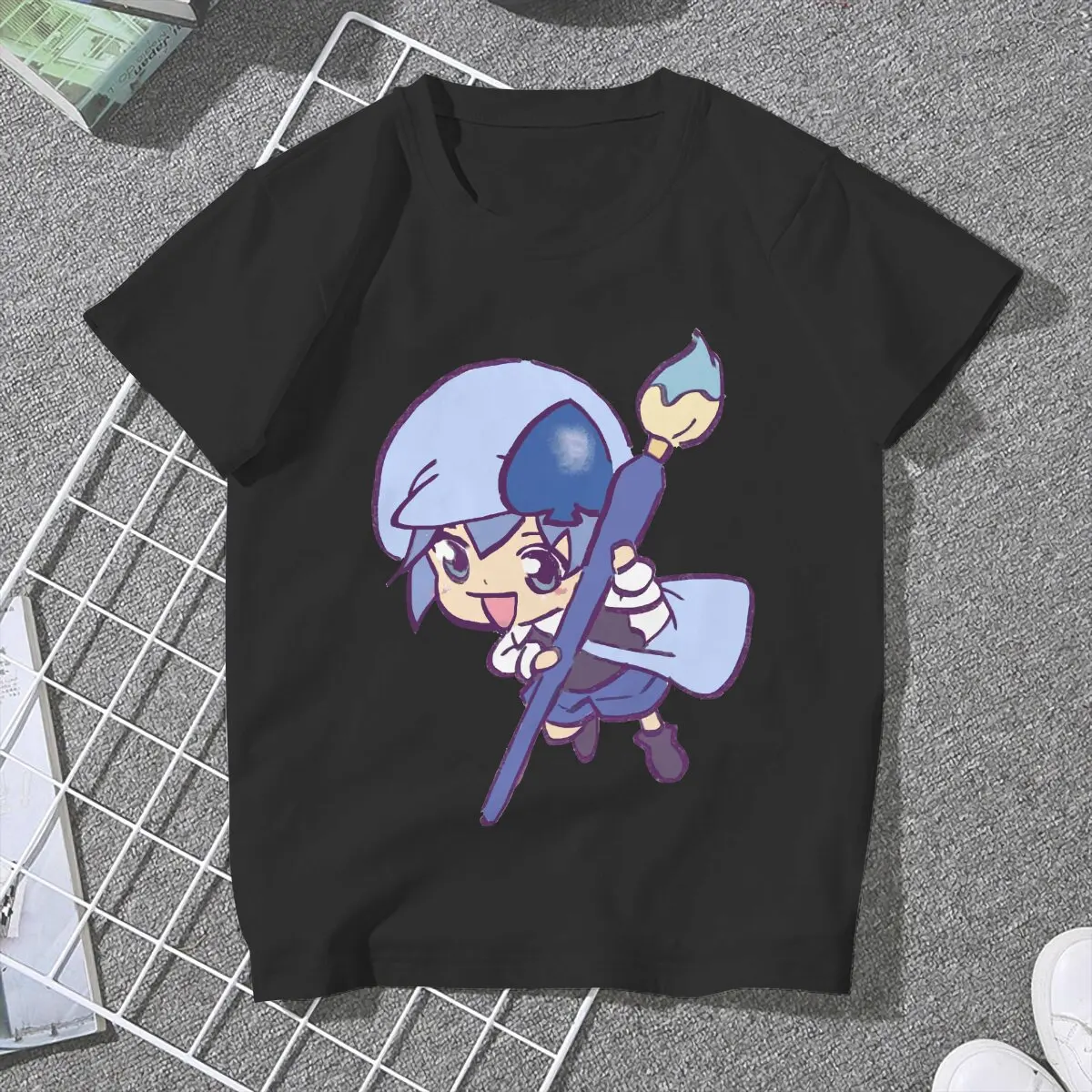 I Draw Blue Guardian Chara Miki Kawaii Girls Women T-Shirt Shugo Chara Blusas Harajuku Casual Short Sleeve Vintage Tops