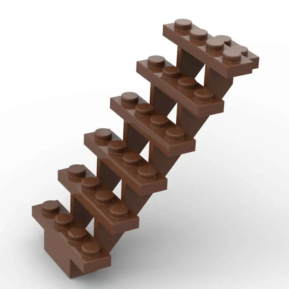

MOC 5PCS Part Bricks 30134 Stairs 7x4x6 Building Blocks Straight Open Chair Educational Particle Puzzle Toys Birthday Kid Gifts