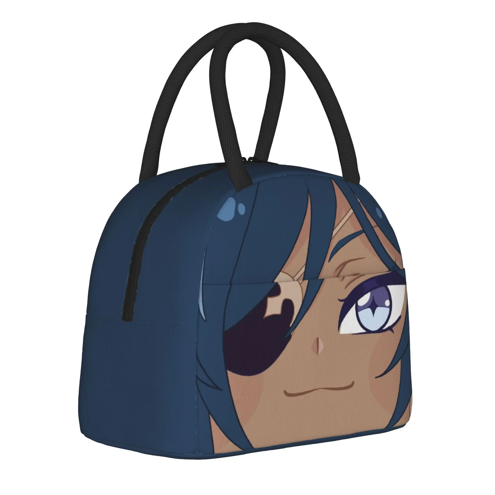 Kaeya Tiddies Genshins Impact  Insulated Lunch Bags Thermal Bag Meal Container Portable Tote Lunch Box Bento Pouch School Picnic