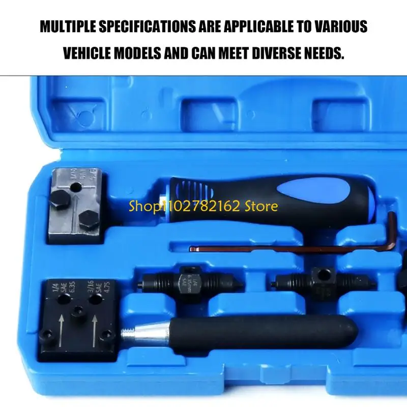 

547B Precisions Brake Pipe Flaring Tool Set 11PCS Alloy For DIN SAE 4.75Mm/6.35Mm Pipe
