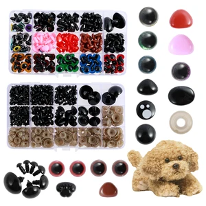 洗濯機、目と鼻のかぎ針編みのおもちゃのぬいぐるみとぬいぐるみのぬいぐるみとぬいぐるみのぬいぐるみとぬいぐるみのあるぬいぐるみのぬいぐるみと鼻のぬいぐるみのぬいぐるみ 12ベストセールスセーフティノーズ-6