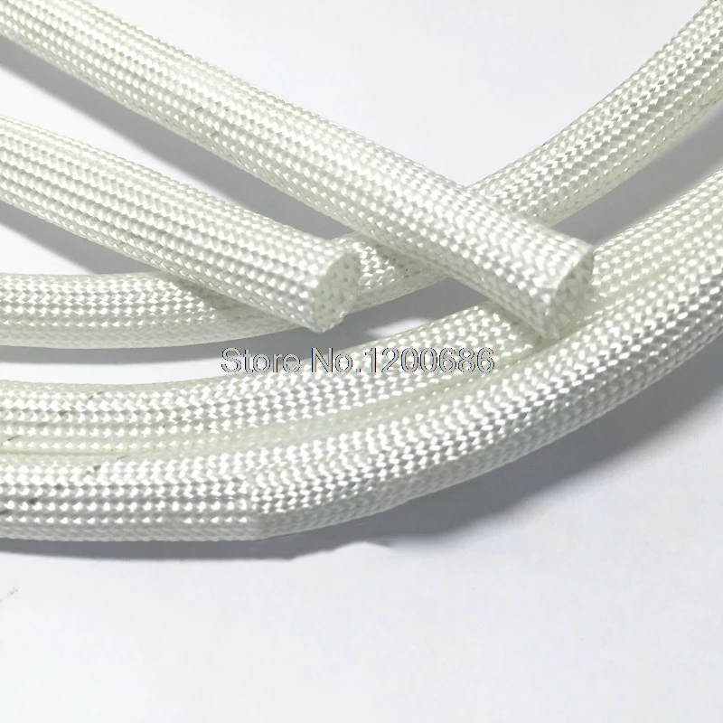 

HTG FIBERGLASS SLEEVING 600 degree Celsius Insulating tube made of Soft Chemical Fiber Flame retardancy: VW-1