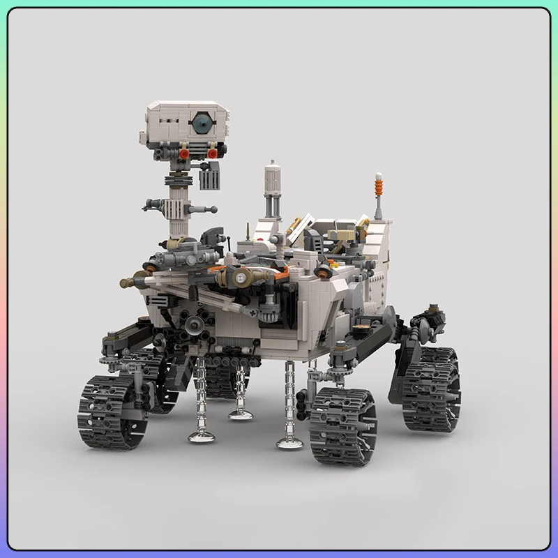 Space Exploration Series MOC Mars Curiosity Rover 1:9 Scale Nuclear Power Drive Building Block Set DIY Boy Toys Christmas Gifts