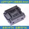 IC51-1284-1702 Testsockel LQFP128 0,4 IC Burning Socket Programmiersockel 3