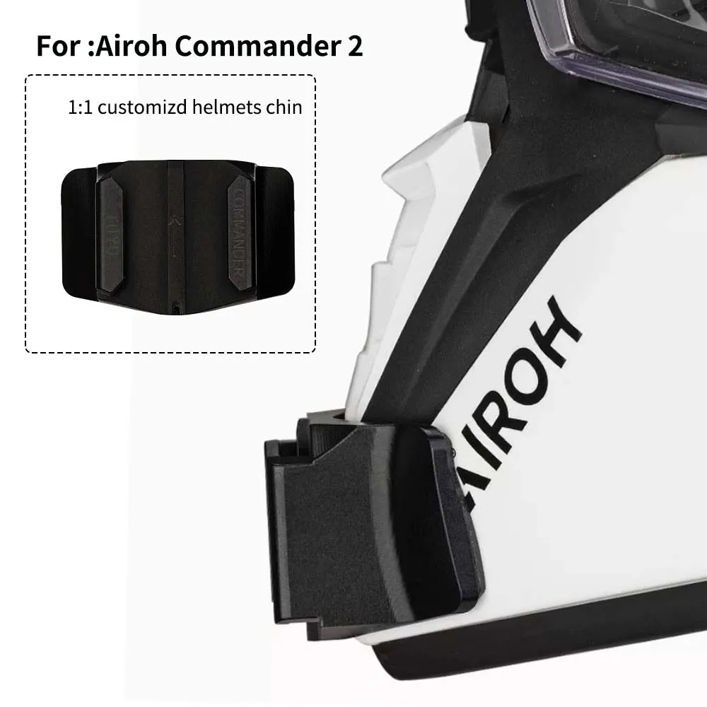 Uchwyt na brodę do kasku Airoh Commander 2, dostosowany do kamer GoPro13 12 DJI Action 6 5pro 4 3 Insta360 X5 X4 X3 AcePro2 Action Camera — zdjęcie produktu 3