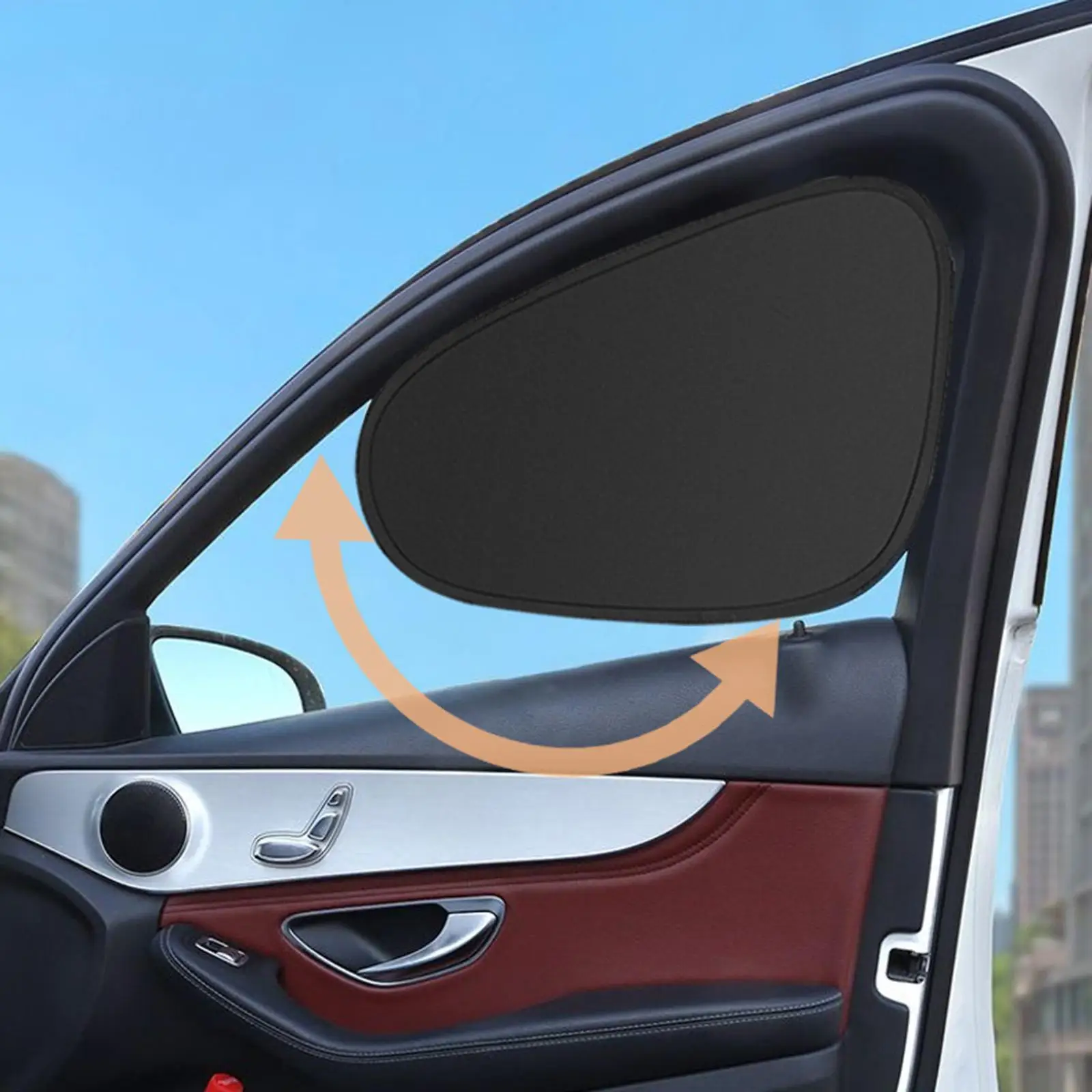 

Universal Car Window Sunshade Essential Interior Accessories Heat Blocking Sun Protection for Vehicle Camping