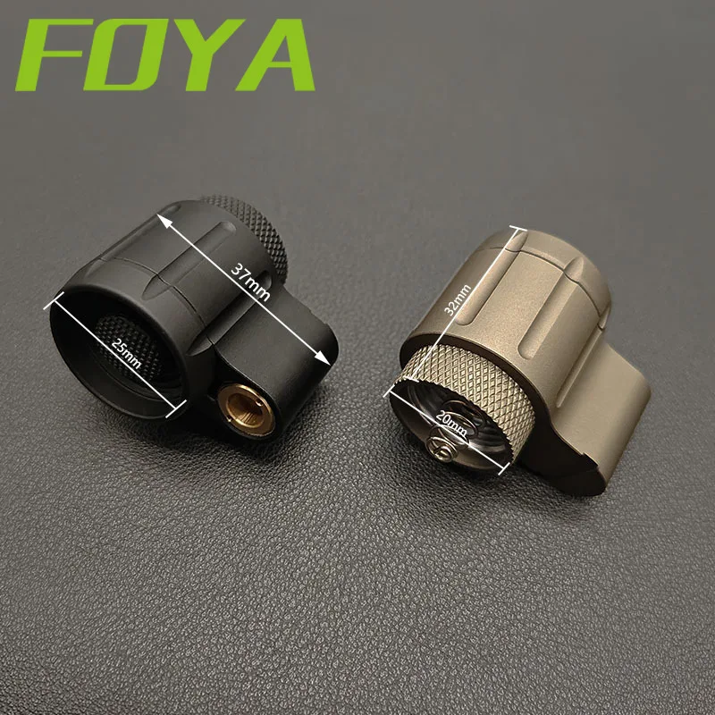 Tactical Flashlight Tail Cover Hot Key Pressure Switch M600 M300 M622v M323v Flashlight Accessory DC Socket Wire Control Switch