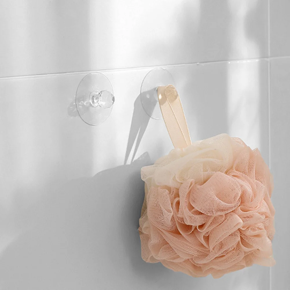 4 قطعة مقابض سحب لزجة خالية من لكمة مقابض الأبواب شفافة مقابض خزانة لاصقة للأثاث أدراج خزانة ديكور #5