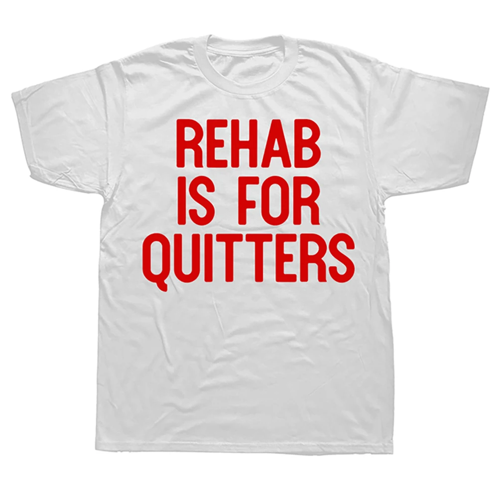 2023New Men\'s Clothing Rehab Is For Quitters T Shirts Short Sleeve Summer Style T-shirt Mens Clothing #912041