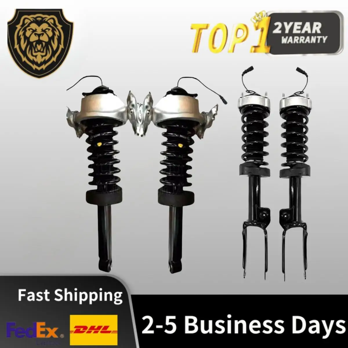 

4X Front Rear Shock Struts Assys w/PASM Fit Porsche Cayenne VW Touareg 2011-2018