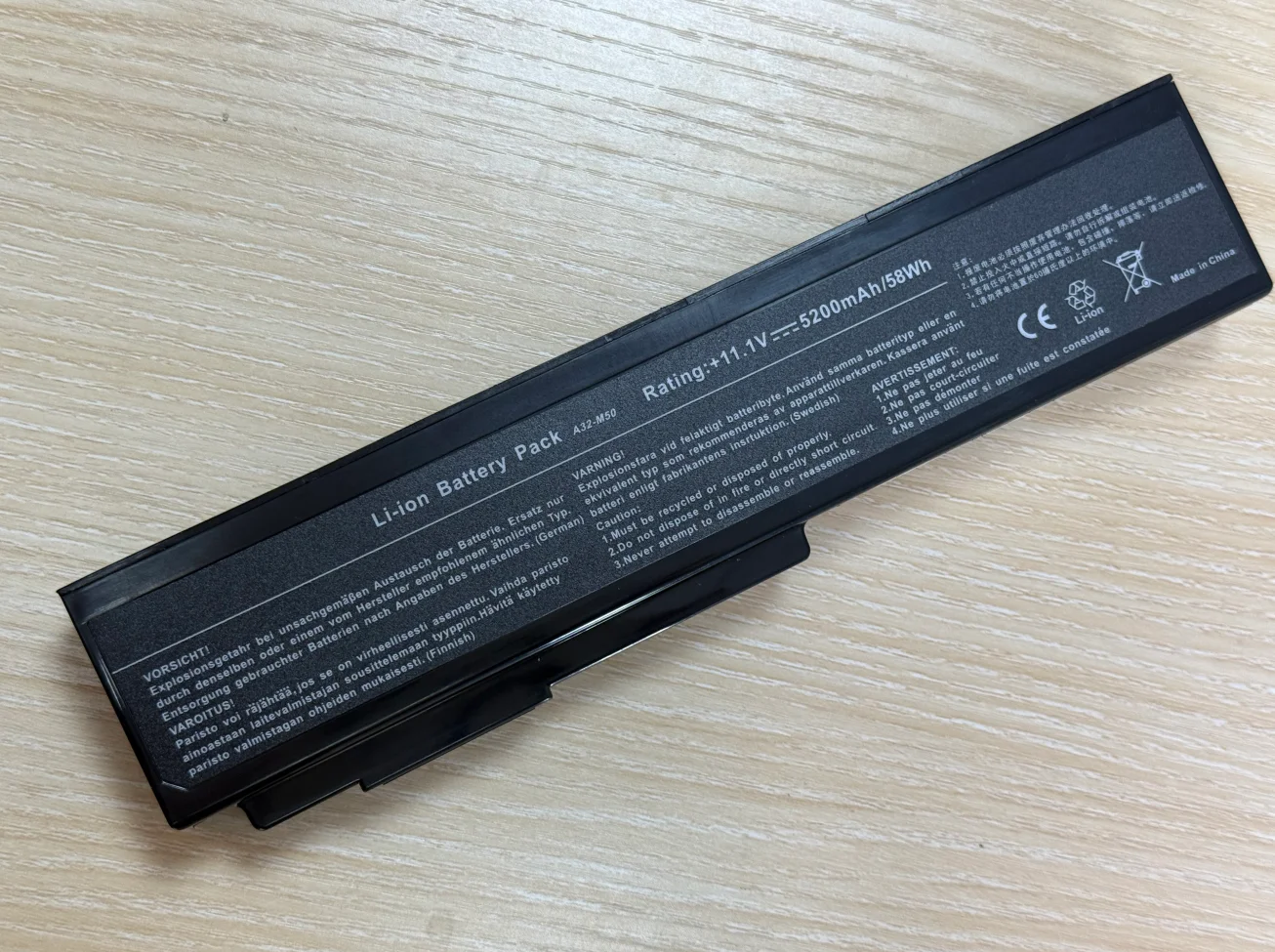 A32-N61 A32-M50 Laptop Battery For ASUS G50 G50E G50G G50T G50V G50VT G51 G51J G51JX G51V G51VX M50 N61  A33-M50 A32-X64