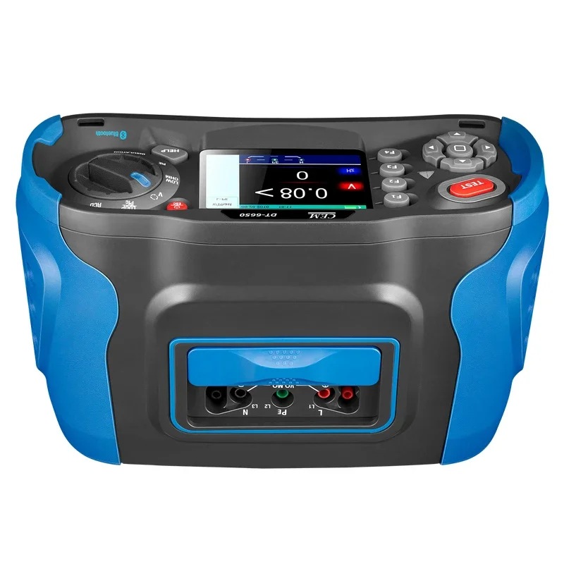 6650 multifunctionele installatietester met lage OHM, continuïteit, LOOP-weerstand, RCD-testweerstandstester
