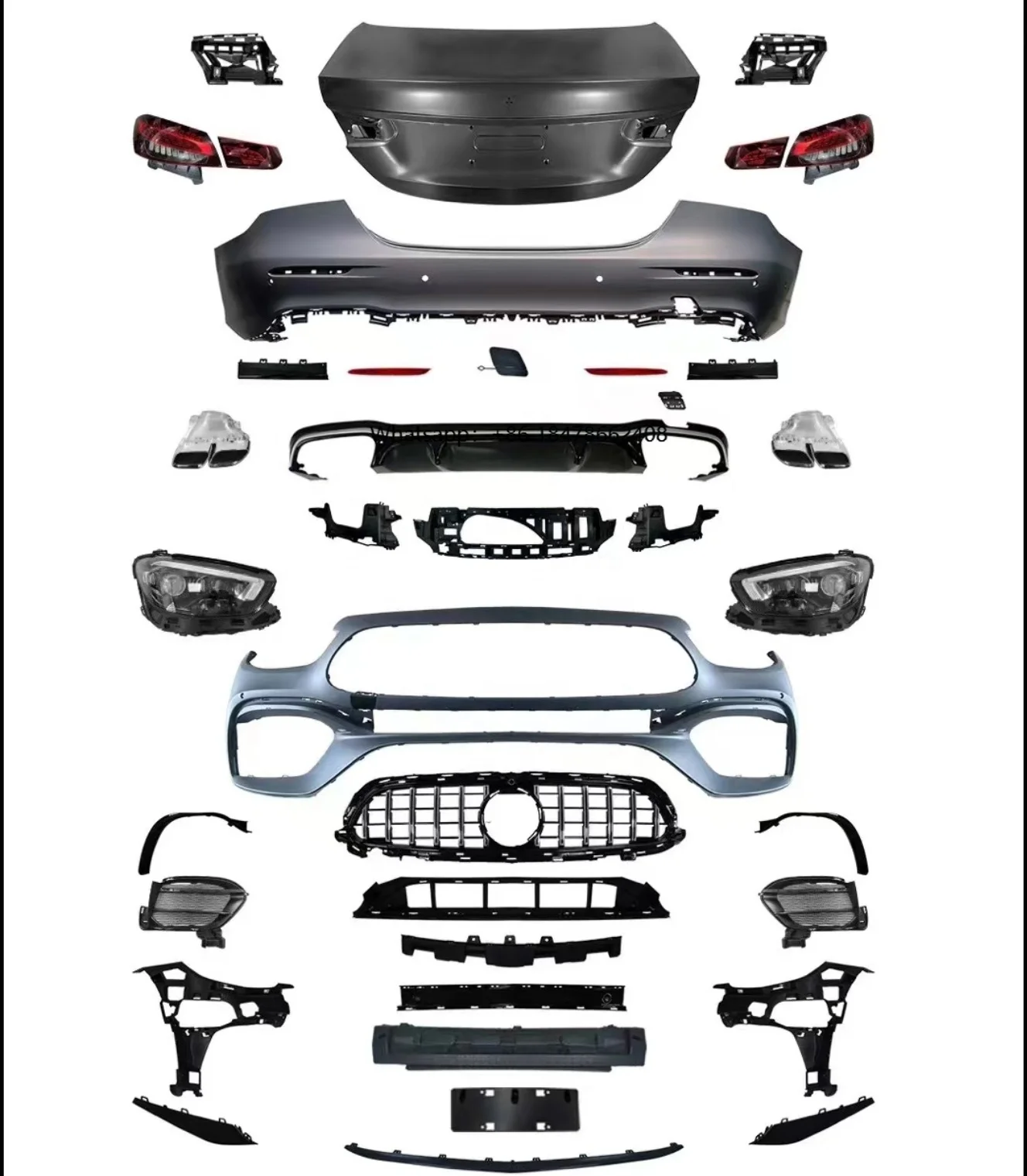 Best W213 E63  Bodykit  Facelift for  W213 15-20y Old Upgrade New E63 Plastic Car Auto Upgrade Body Kit