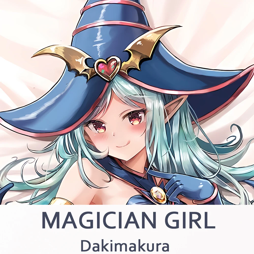 Cioccolato Mago Ragazza Dakimakura 2WAY Che Abbraccia Corpo Coperture per Cuscini Anime Yu-Gi-Oh Otaku Cuscino Fodere per Cuscini Regali di Natale