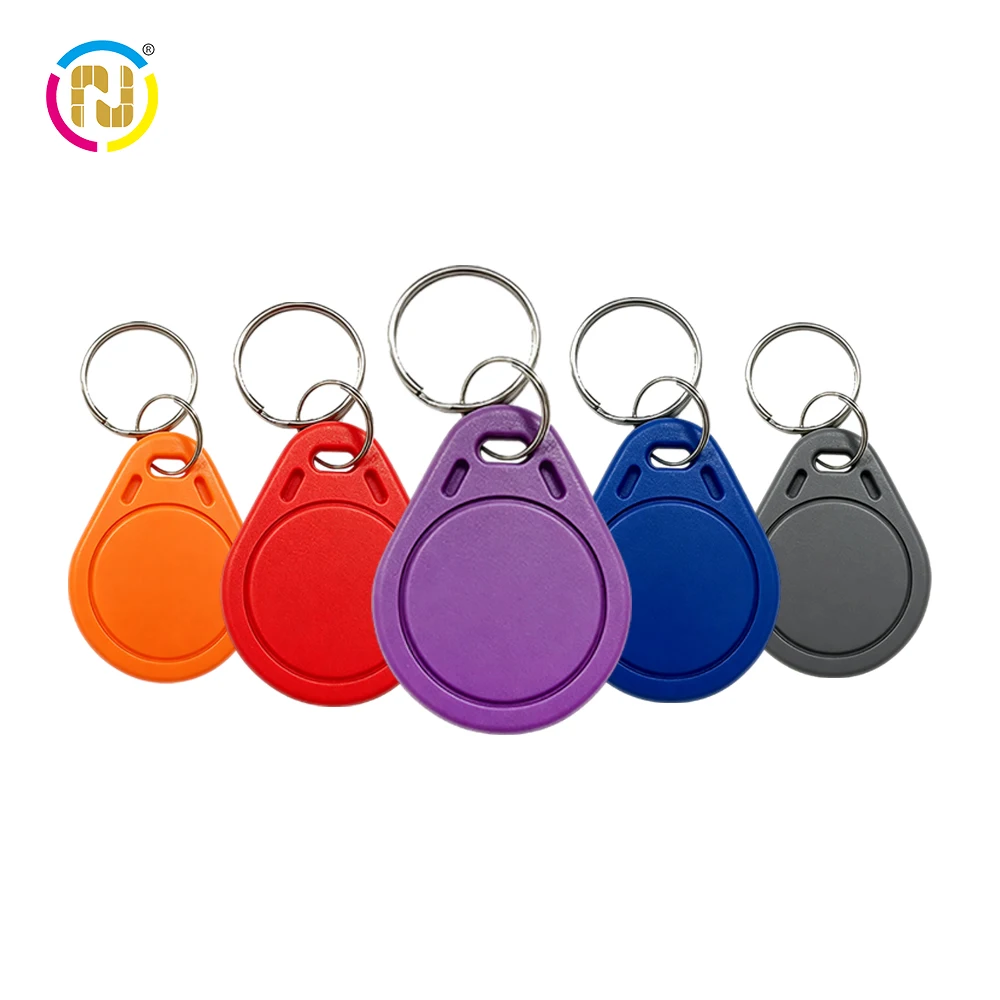 10/20pcs 13.56MHz RFID M1 S50 F08 Proximity Keyfobs Ring Read-Only Smart Secure Door Entry Access Control IC Keychain Token Tag