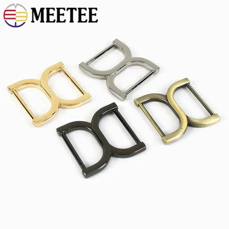 30/50Pcs 25mm Metal Belt Buckle Bag Strap Adjuster Buckles Metalic Ring Connector Hook Clasp for Webbing DIY Hardware Accessory