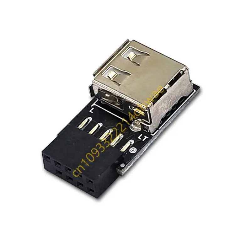 Interne USB -Hub -Expansion 9 Pin Motherboard zu USB 2.0 -Adapter für den drahtlosen Mausempfänger