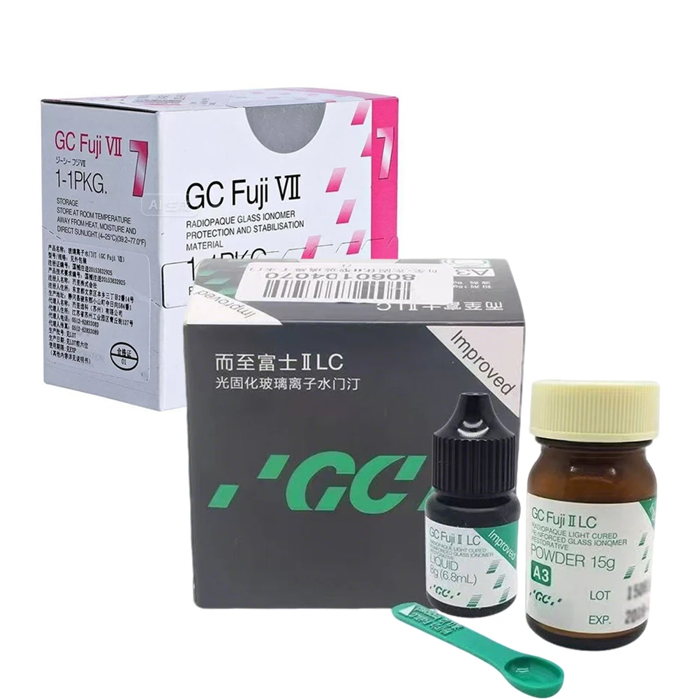 

GC, японский натуральный стеклянный иномер, цемент Fuji 7, Fuji II LC, усиленный светоотверждаемый стоматологический реставрационный материал для кариеса