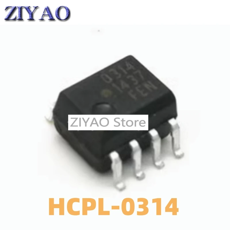 5 buah HCPL-0314 SOP-8 SMT IGBT Drive Optocoupler 314 HCPL0314