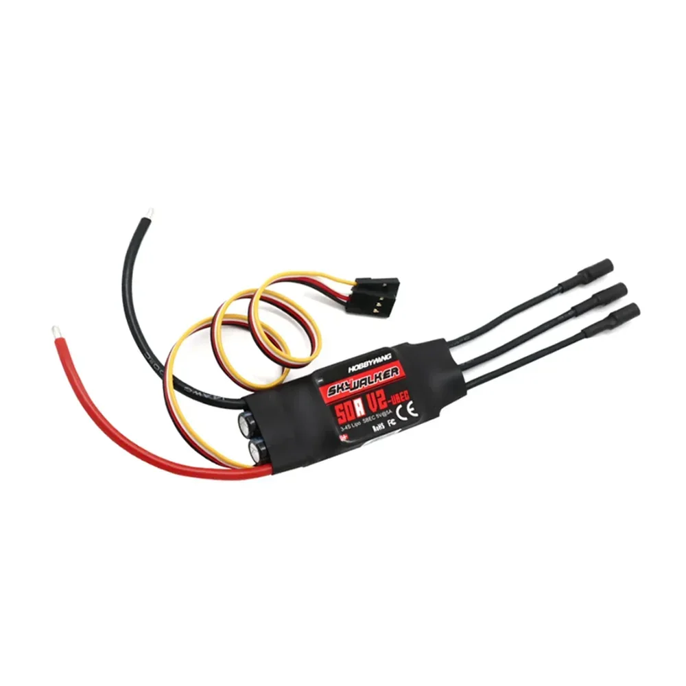 Hobbywing Skywalker 40a 50a 60a 80a 100a 120a V2 Esc Snelheidsregelaar Met Ubec Voor Rc Fpv Quadcopter Vliegtuig Helikopter