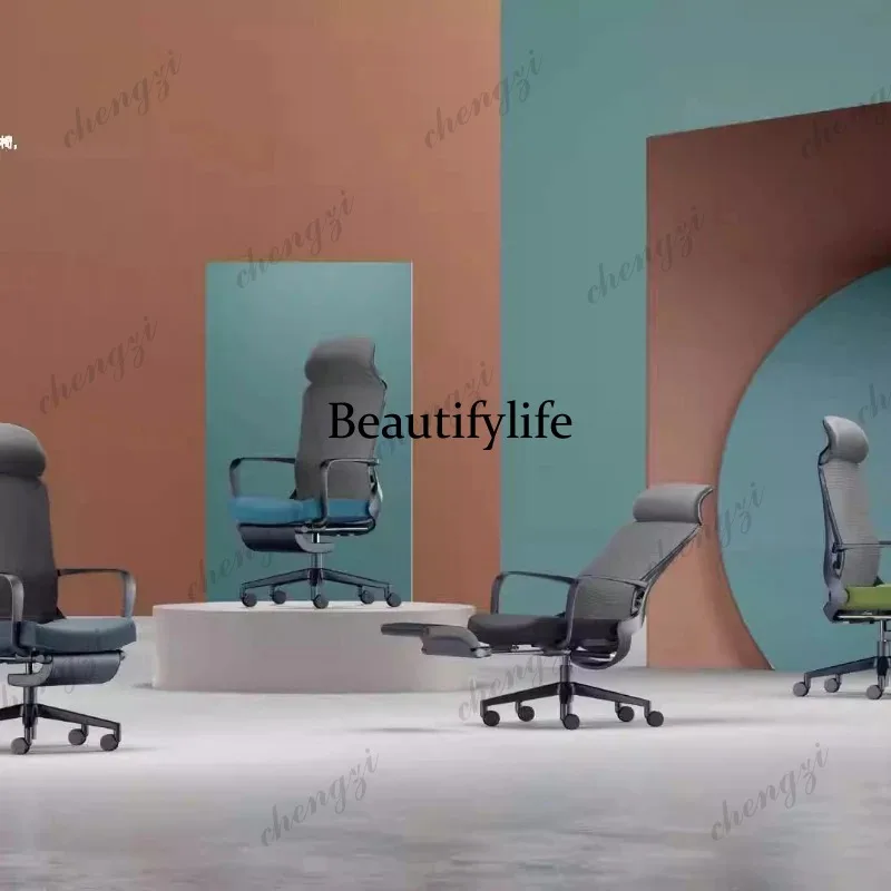 

Support Ergonomic Office Chairs Armrest Comfortable Relaxing Rolling Office Chairs Folding Designer Cadeira De Escritorio Home
