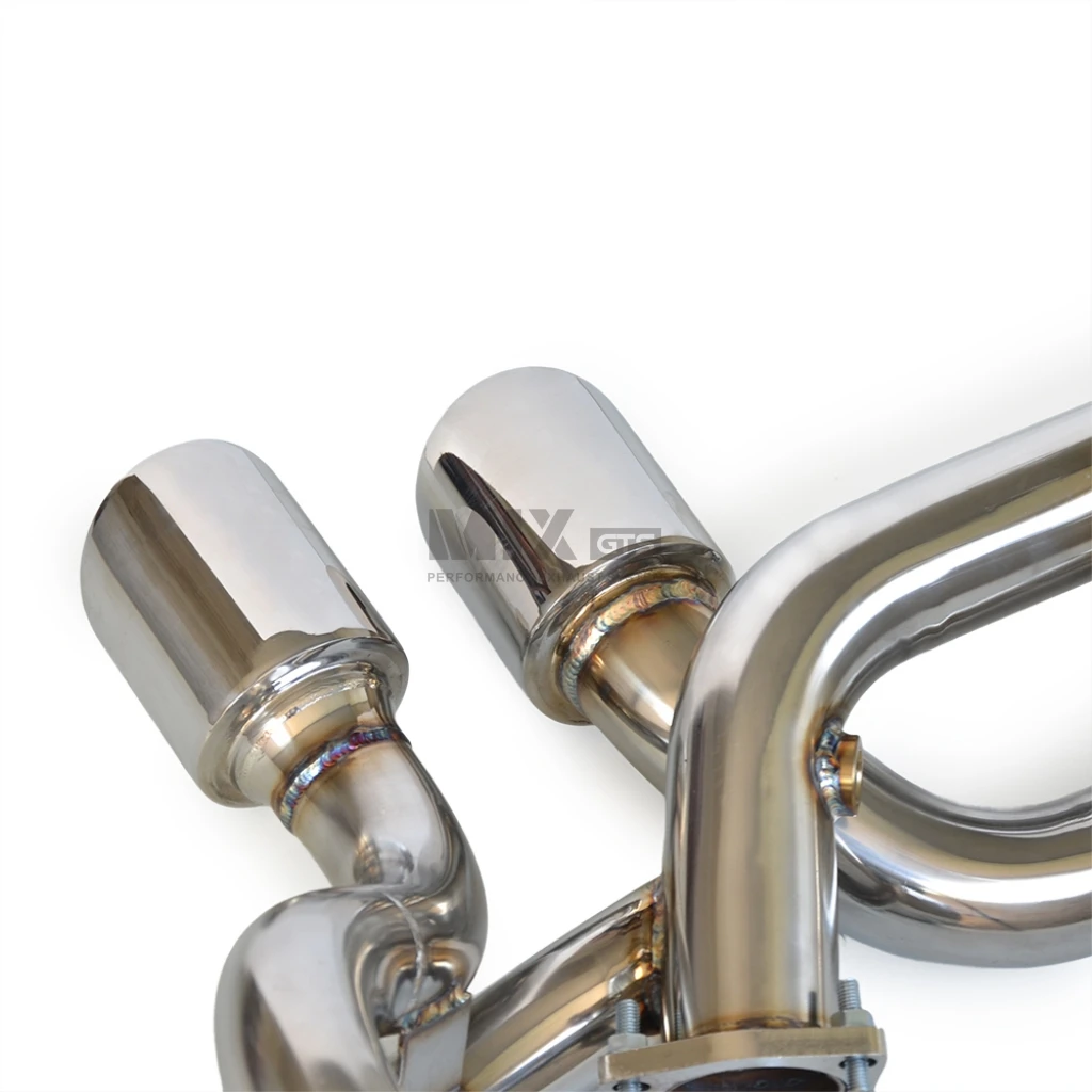 High Quality Cat Back Exhaust with Valve Center Rear Exhaust with Valve Performance for 911 Carrera S 997 3.8 2004-2010