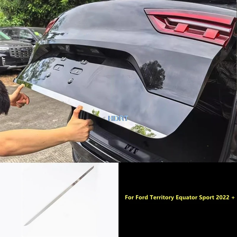 

For Ford Territory Equator Sport 2022 + Car Styling Protector Decoration Accessories Exterior Sticker Rear Trunk Tail Door Trim