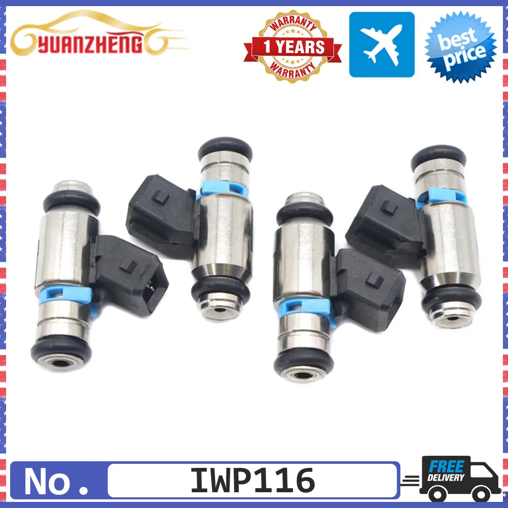 NEW Petrol Fuel Injectors Nozzle for Fiat Punto Doblo Panda Seicento 1.1 Mk2 1.2 8V IWP116 71718655 71719101 71729224 46791211