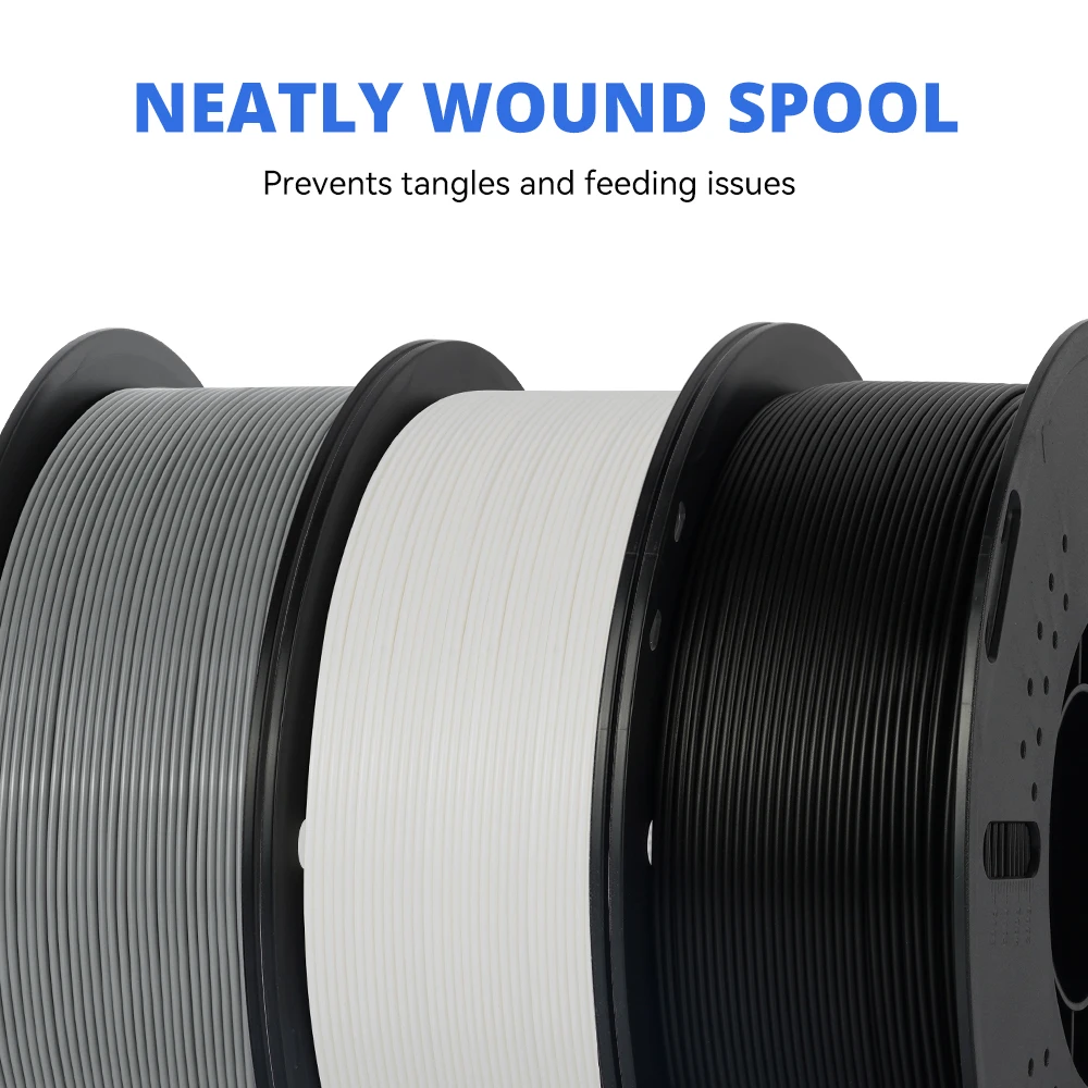 10KG PLA PETG Filament for 3D Printer Filament 1KG/Roll 1.75MM Plastic Filaments Line Up Neatly Printing Material for 3D Printer