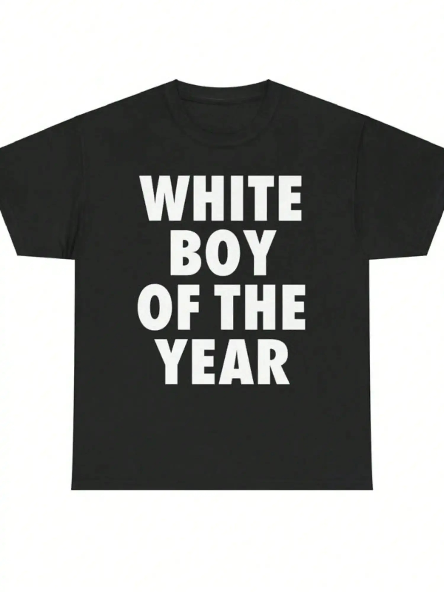 

Футболка с принтом WHITE OF THE YEAR, ретро-стиль, повседневная уличная одежда, винтажный модный топ с рукавами в стиле Харадзюку