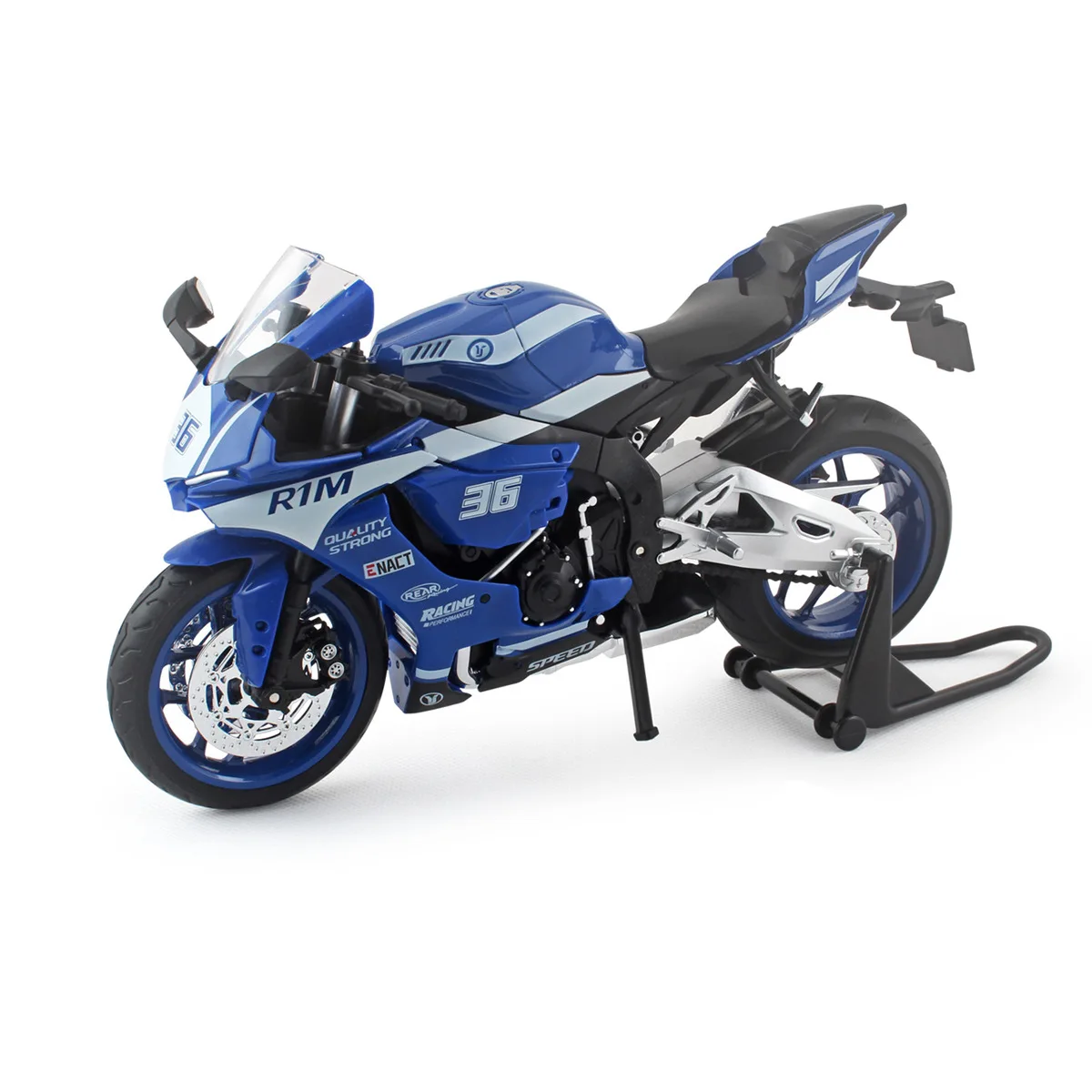 Großes 1:9 R1M Legierung Motorradmodell Simulation Sound und Licht Kinderspielzeugauto Geschenk