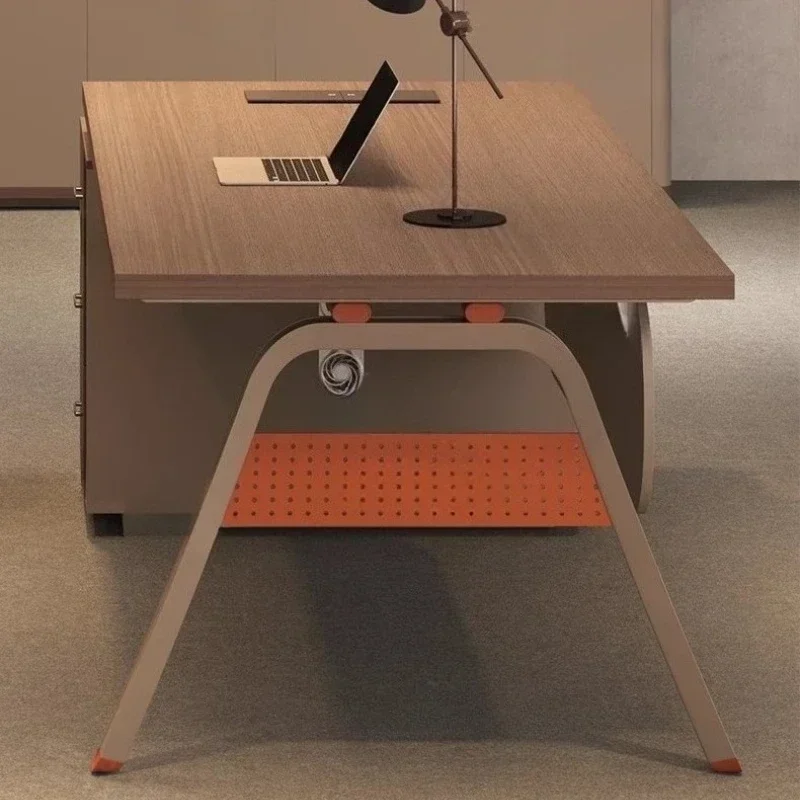 1.6m To 2.2m Meters Nordic Office Desks Modern Luxury Boss Desk Office Chair Desks Manager Supervisor Desk Gaming Computer Table