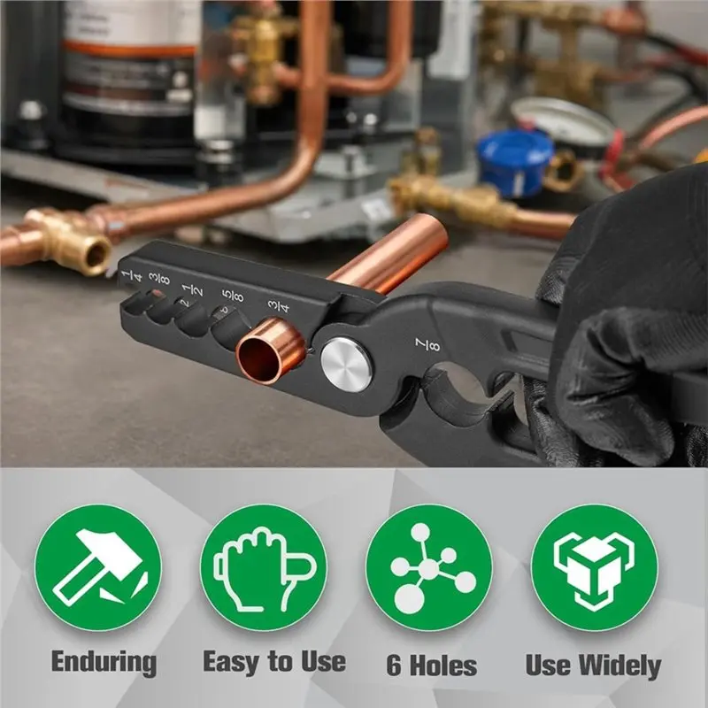 ABMH-Copper Tube Rounder HVAC Copper Tubing Repair Tool 1/4