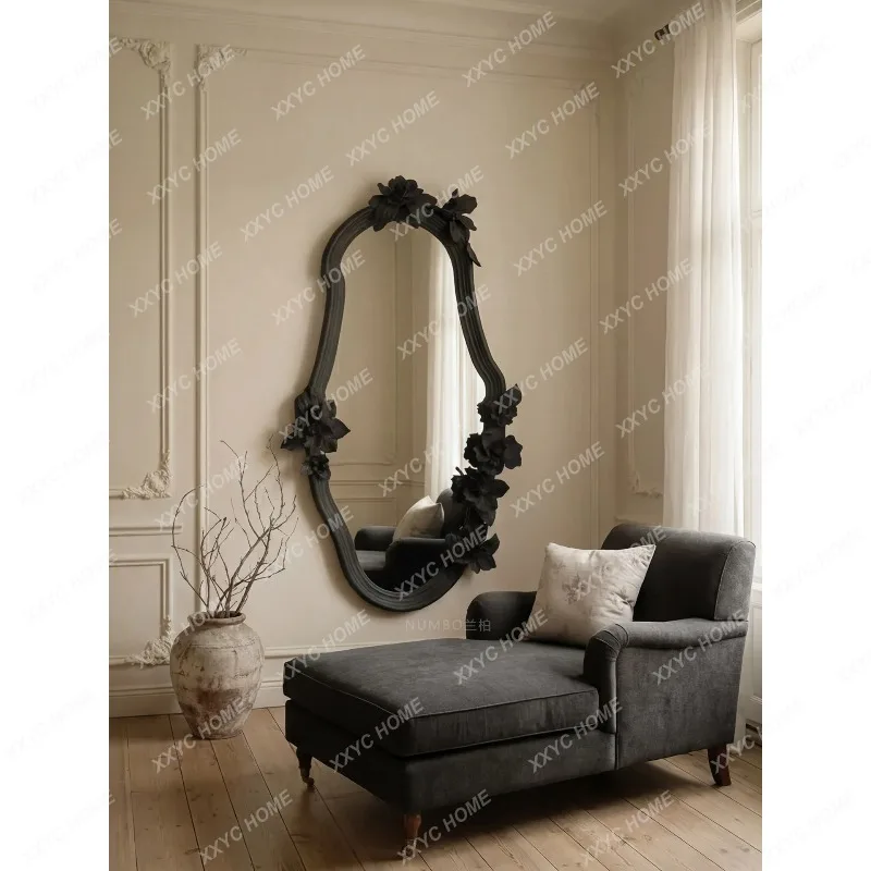XX Style Irregular Wall Full Length Mirror Vibrant Hue Salon Clothing Store Space Slim Decor Mirror