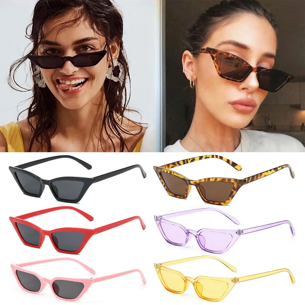

Fashion Shades Eyewear Sun Glasses Small Frame Vintage Sunglasses Cat Eye