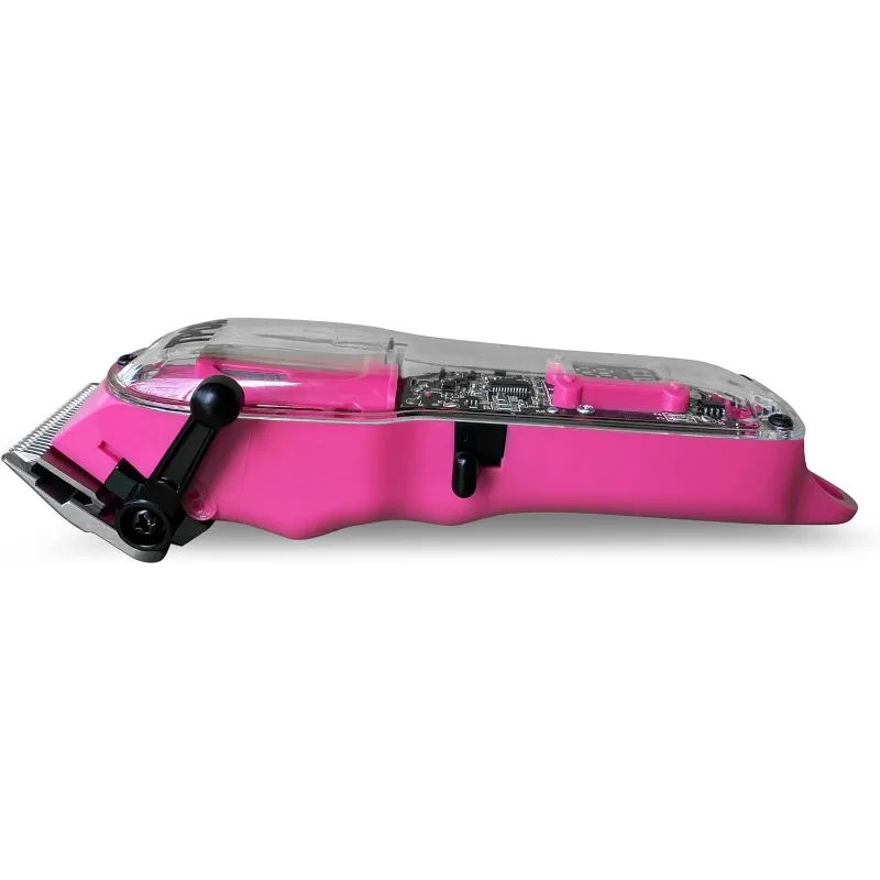 TPOB Slime 2 Candy Pink Clipper Trimmer Shaver Set Barber Hair Clippers em rosa fosco com lâmina cônica