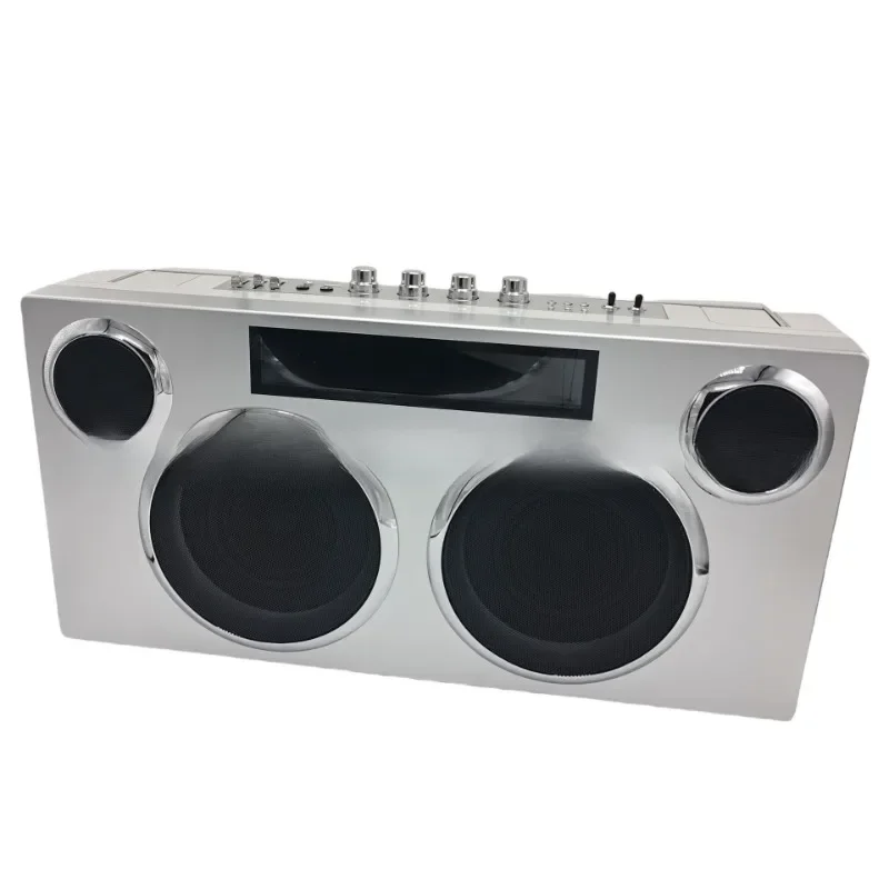

Retro Fashion Outdoor Large Karaoke Bluetooth Audio European and American Rock Heavy Bass HIFI Soun