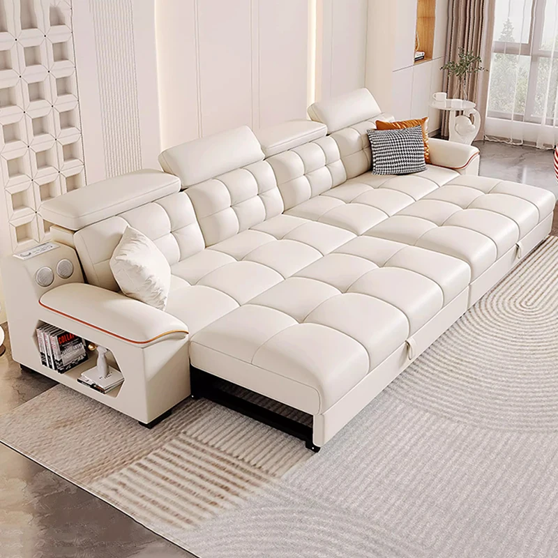 Multifunction Extendeble Sofas Luxury Storage Apartment Bedrooms Sofas Convertible Fabric Divani Da Soggiorno Home Accessories